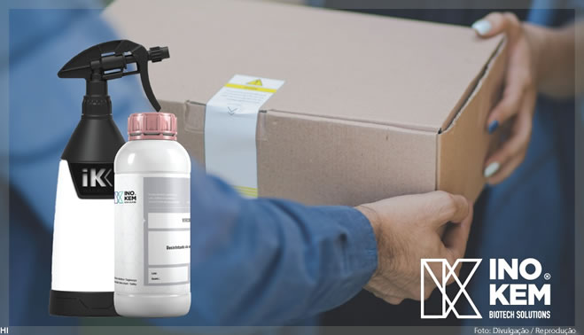 Inokem desenvolve e comercializa produto para uma desinfeção rápida