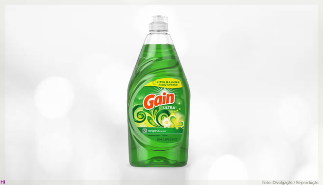 P&G’s revela a nova fórmula do detergente Gain Dish Soap