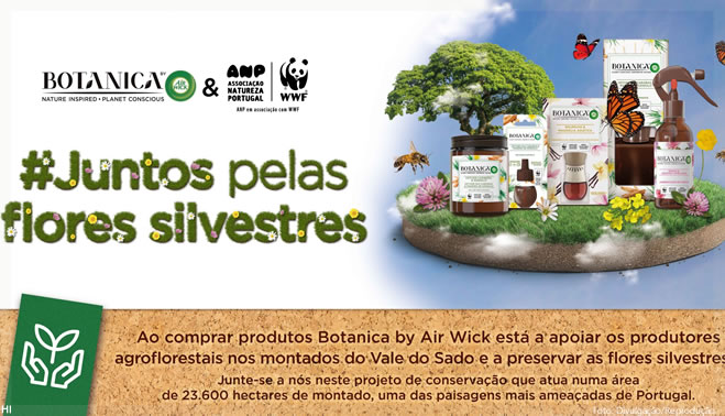 Botanica by Air Wick e ANP/WWF lançam campanha ‘Juntos Pelas Flores Silvestres’