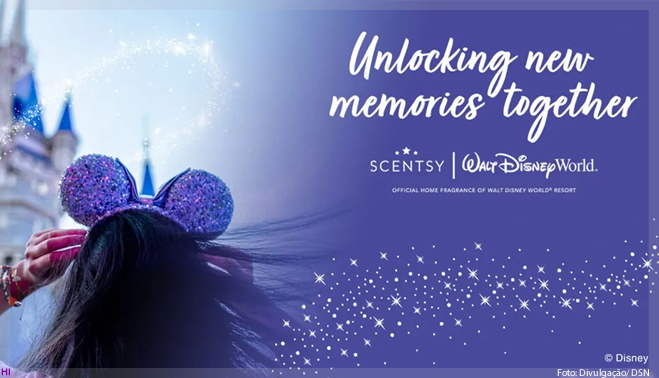 Scentsy será a fragrância ambiente oficial do Walt Disney World Resort