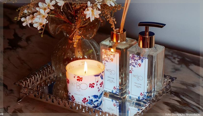 PatBO lança sua primeira coleção de perfumaria para ambiente