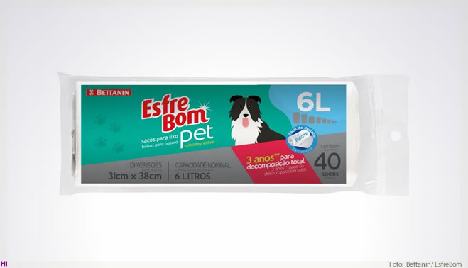 Bettanin lança sacos oxiobiodegrádaveis para resíduos dos pets