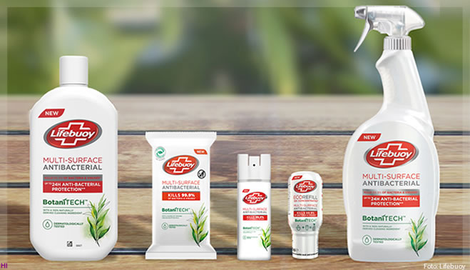 Lifebuoy lança BotaniTech, nova linha de limpeza e desinfecção