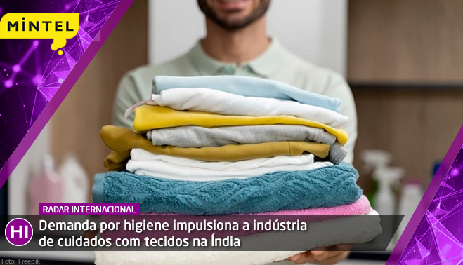 Demanda por higiene impulsiona a indústria de cuidados com tecidos na Índia