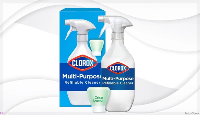 Clorox lança novos produtos de limpeza recarregáveis