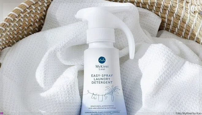 MyKirei by Kao entra na categoria Home com detergente para a roupa com Easy-Spray