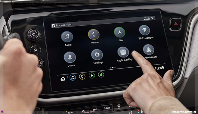 GM patenteia tela de toque autolimpante que apaga impressões digitais