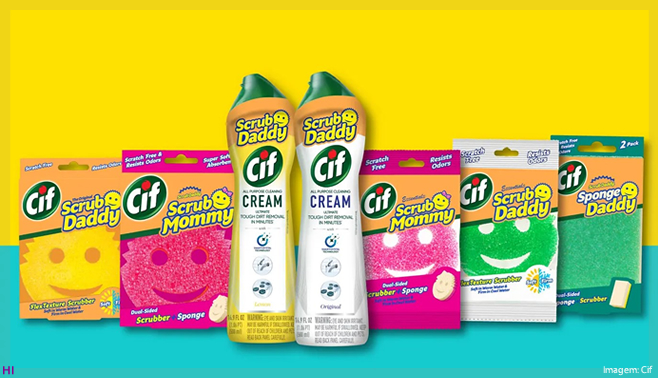Unilever conta por que da parceria de Cif e Scrub Daddy