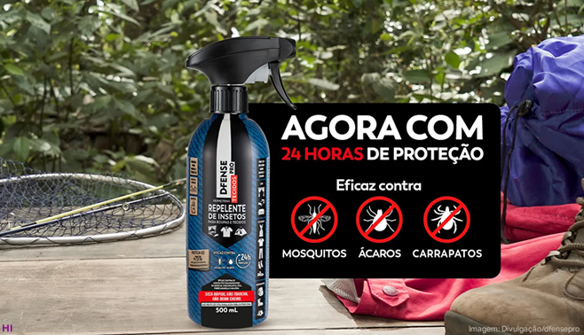 Surge repelente para tecidos contra mosquito da dengue aprovado pela Anvisa