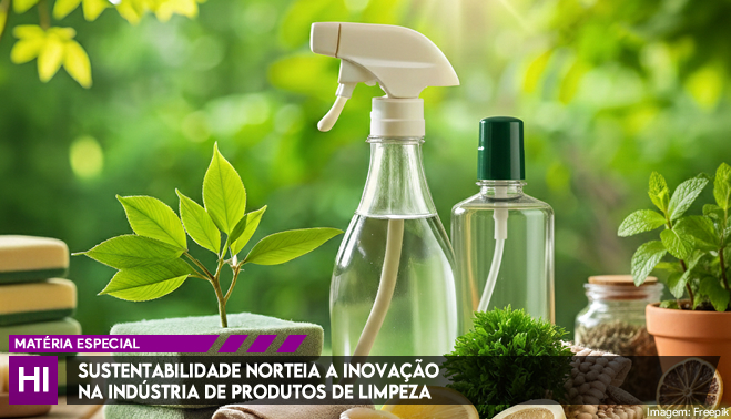 Sustentabilidade norteia a inovação na indústria de produtos de limpeza