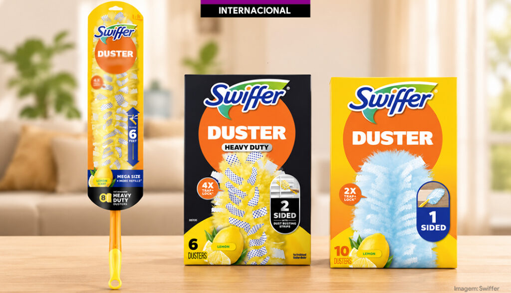 Swiffer lança espanador com fragrância cítrica nos EUA