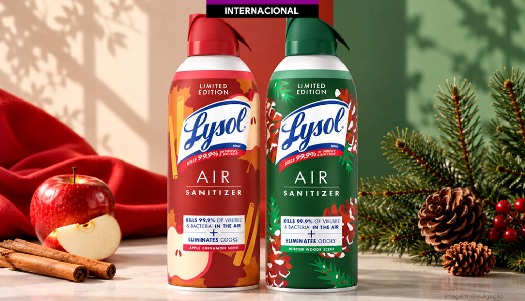 A Lysol lança fragrâncias sazonais para outono e inverno nos EUA