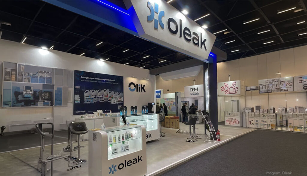 Oleak apresenta soluções para a limpeza profissional na Higiexpo 2026