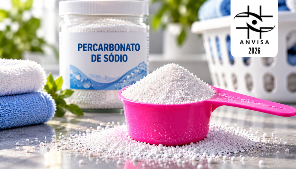 Anvisa amplia proibição de produtos à base de percarbonato de sódio e reforça exigências para saneantes